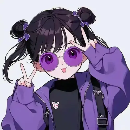 5 Đôi tất cao cổ đi cùng giày đế dày, fanart cute thể hiện cô gái chống hông với nụ cười nhếch rất tinh nghịch.