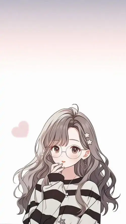27 Màu tím phủ nhẹ trên tóc mái, nhân vật chibi nữ ngầu đứng giữa cầu thang kim loại với dáng khoanh tay chắc chắn.