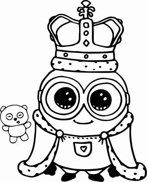 17 Minion ngồi trên xe trượt, hai tay giữ tay lái và miệng cười rộng giữa đường phố.